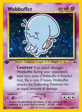Wobbuffet (16) (N2-016) (Unlimited Holofoil)