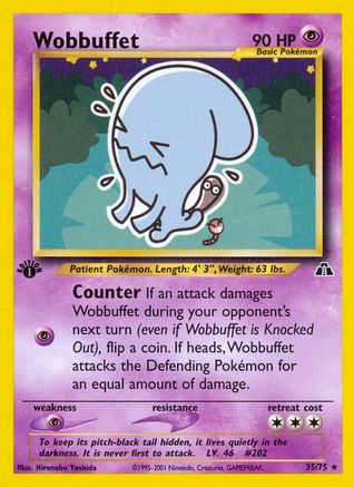 Wobbuffet (35) (N2-035) (1st Edition)