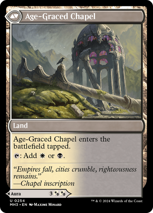 Glasswing Grace // Age-Graced Chapel (MH3-254) (Foil)