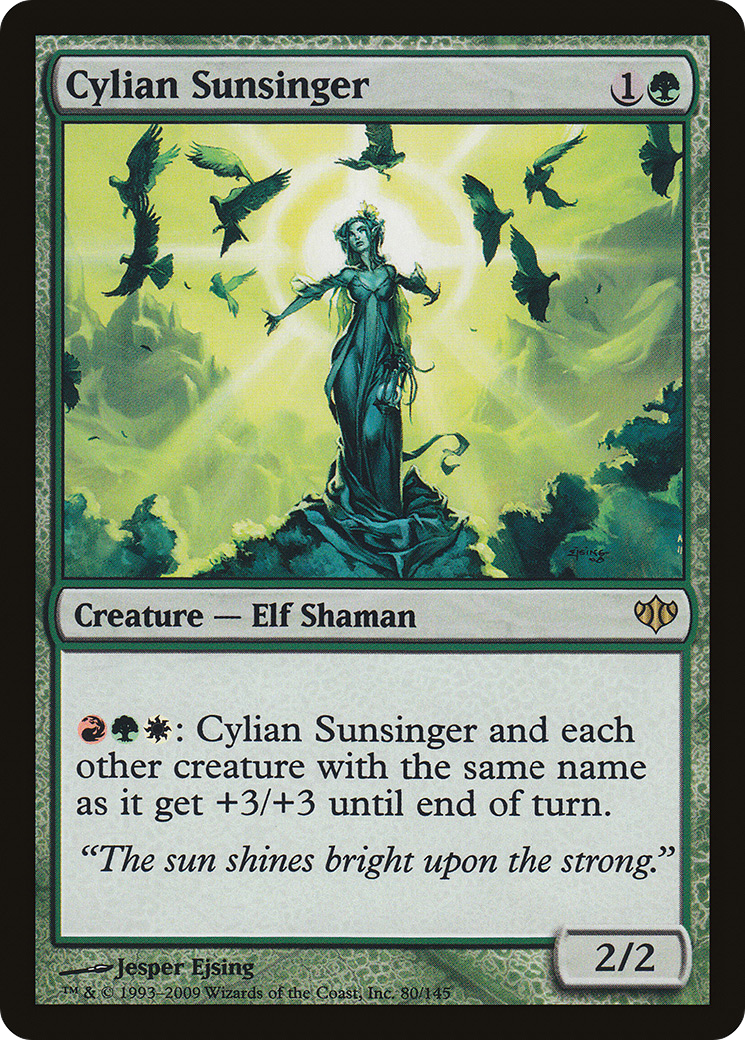 Cylian Sunsinger (CON-080) (Foil)