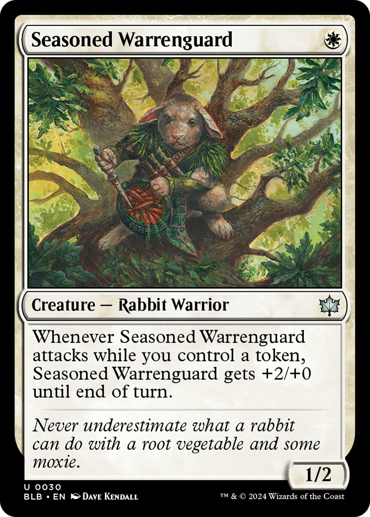 Seasoned Warrenguard (BLB-030) (Foil)
