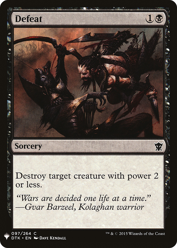 Defeat (LIST-DTK-97)