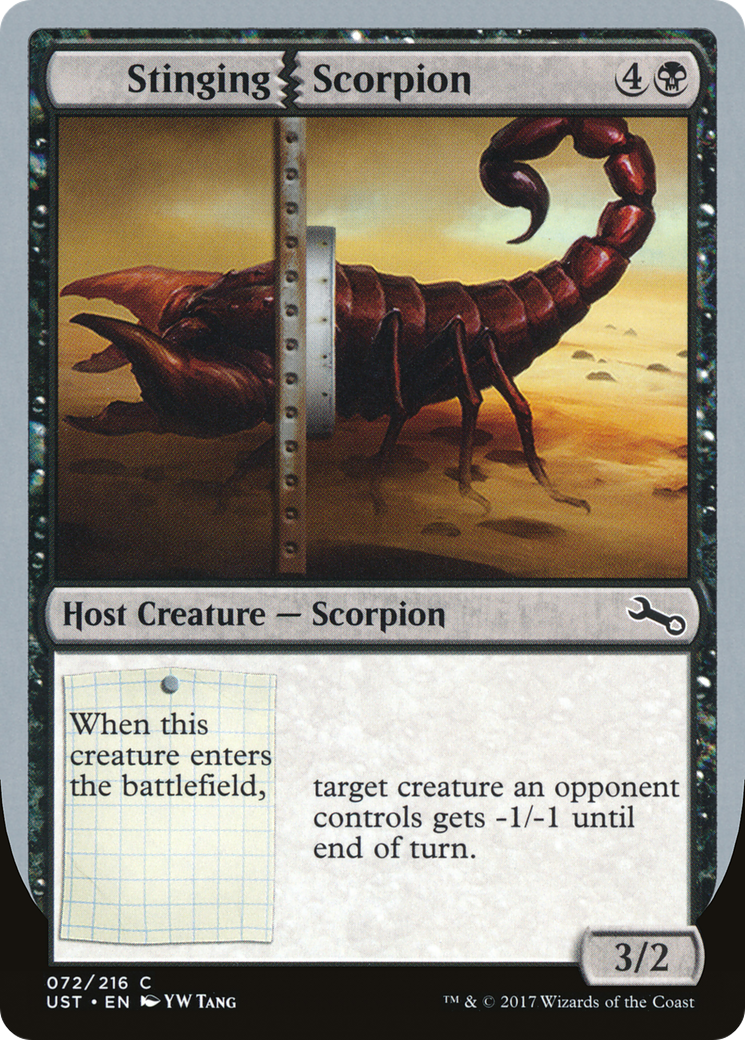 Stinging Scorpion (UST-072) (Foil)