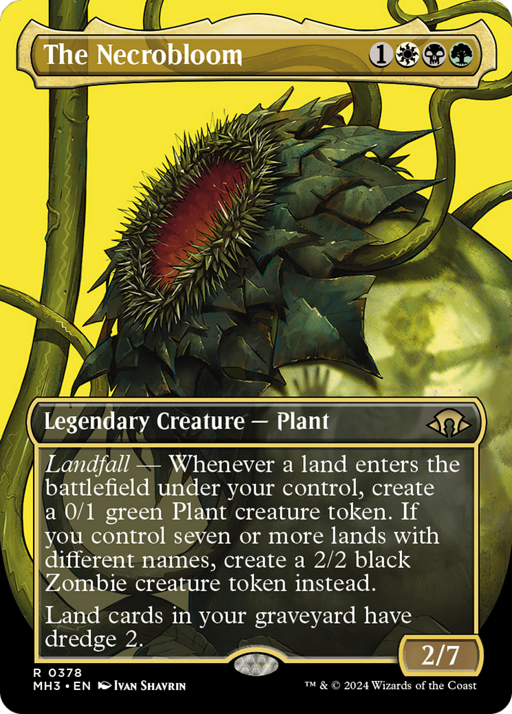 The Necrobloom (MH3-378) (Borderless) (Foil)