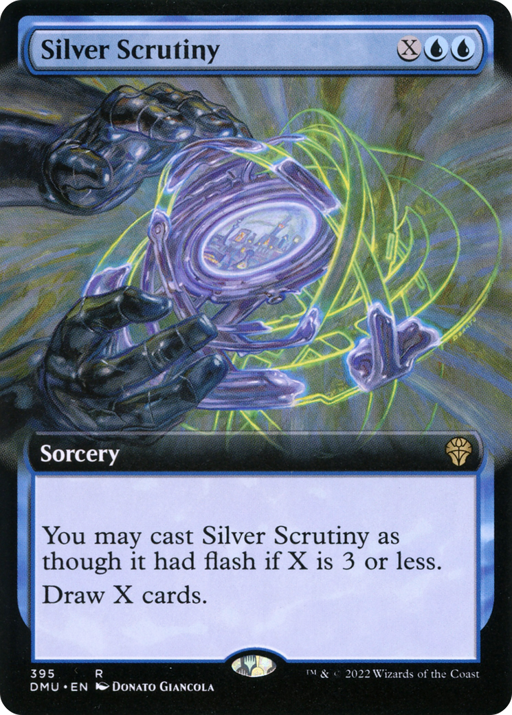 Silver Scrutiny (DMU-395) (Extended Art) (Foil)