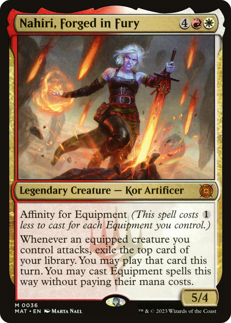 Nahiri, Forged in Fury (MAT-036) (Foil)