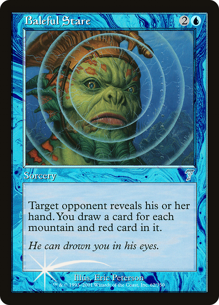 Baleful Stare (7ED-062★) (Foil)