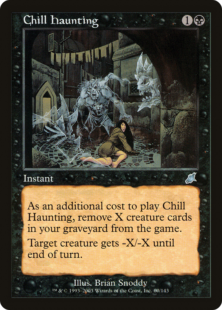 Chill Haunting (SCG-060) (Foil)