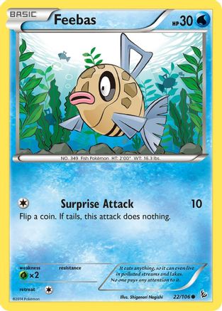 Feebas (FLF-022) (Reverse Holofoil)