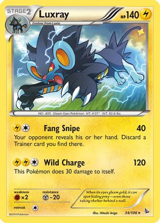 Luxray (FLF-034) (Reverse Holofoil)