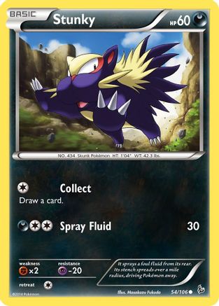 Stunky (54) (FLF-054) (Reverse Holofoil)