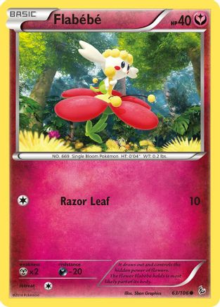 Flabebe (63) (FLF-063) (Reverse Holofoil)