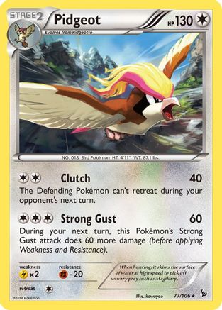 Pidgeot (FLF-077) (Reverse Holofoil)