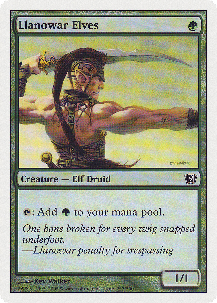 Llanowar Elves (9ED-253★) (Foil)