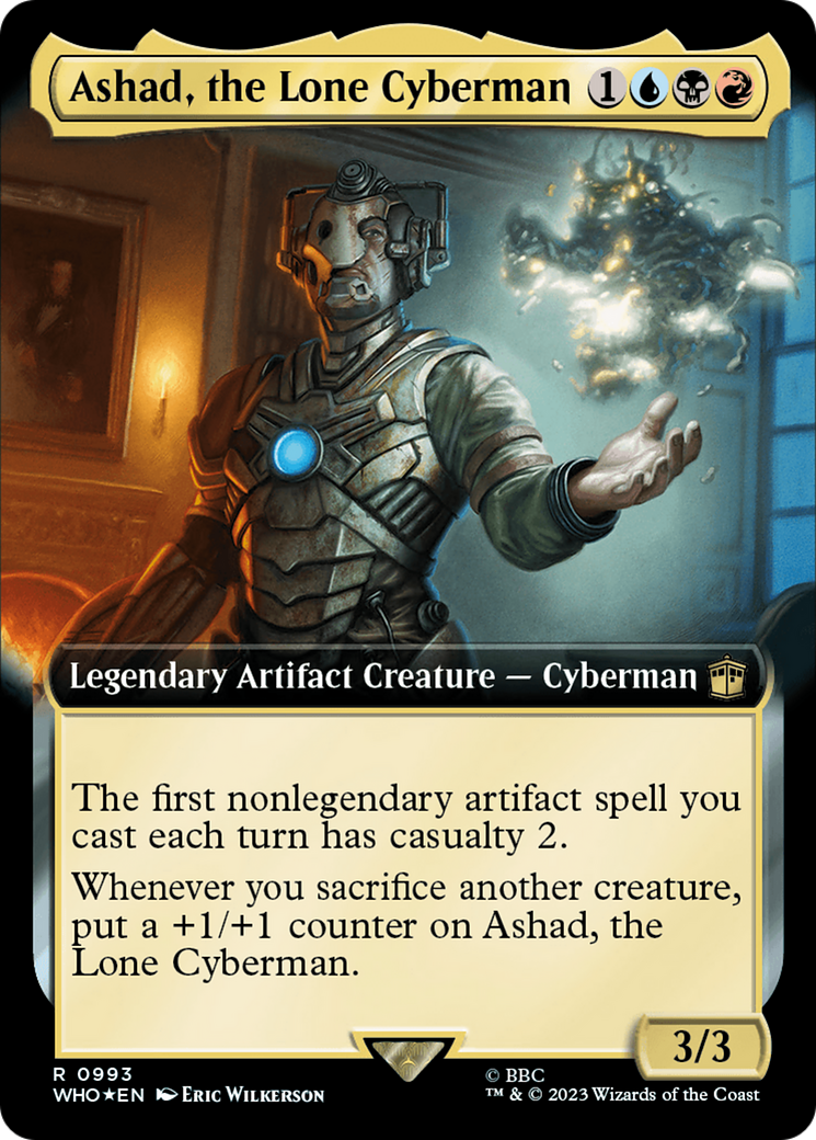 Ashad, the Lone Cyberman (WHO-993) (Extended Art) (Surge) (Foil)