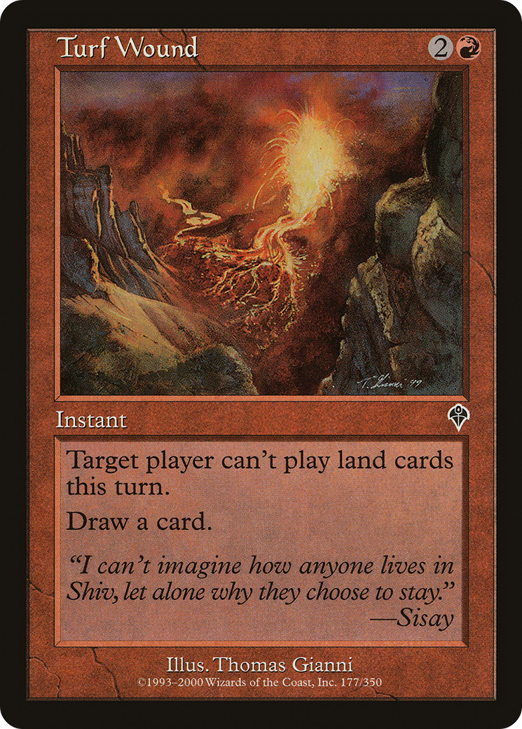 Turf Wound (INV-177) (Foil)