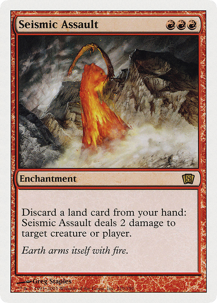 Seismic Assault (8ED-219) (Foil)