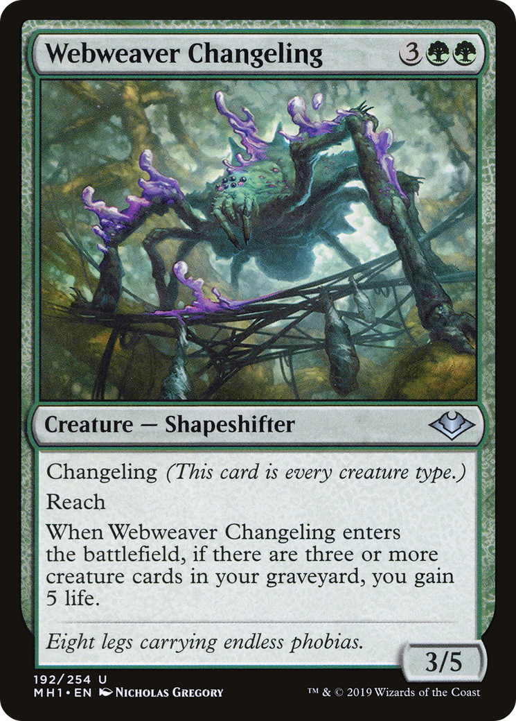 Webweaver Changeling (MH1-192) (Foil)