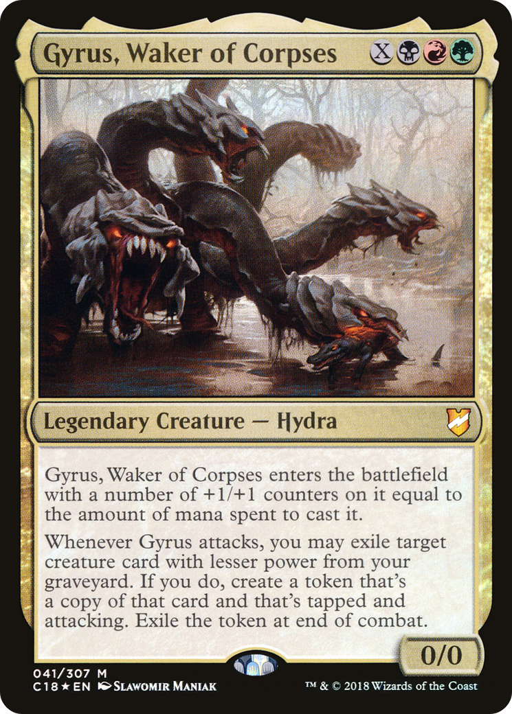 Gyrus, Waker of Corpses (C18-041) (Foil)