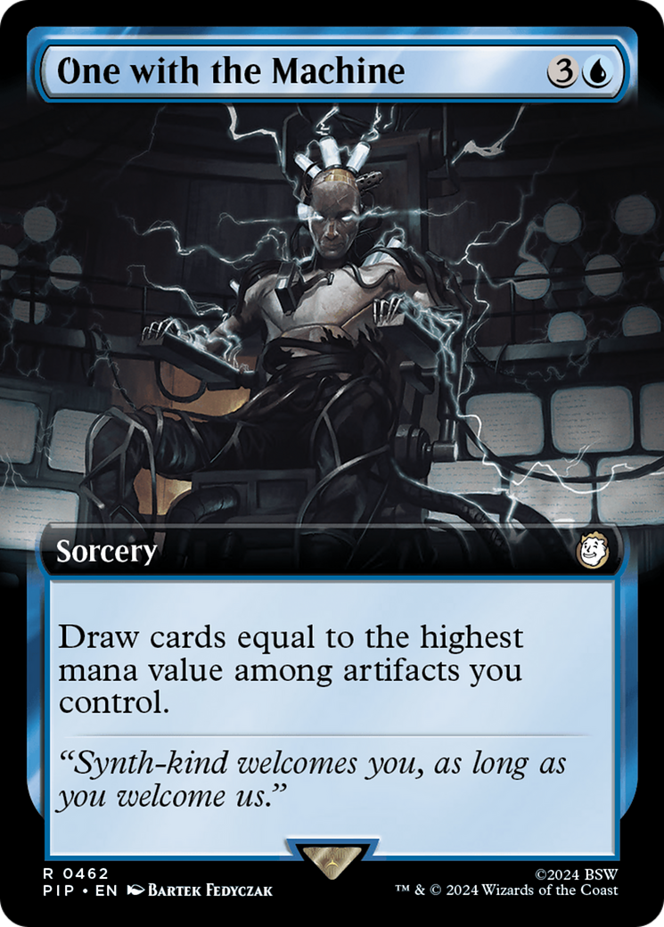 One with the Machine (PIP-462) (Extended Art) (Foil)