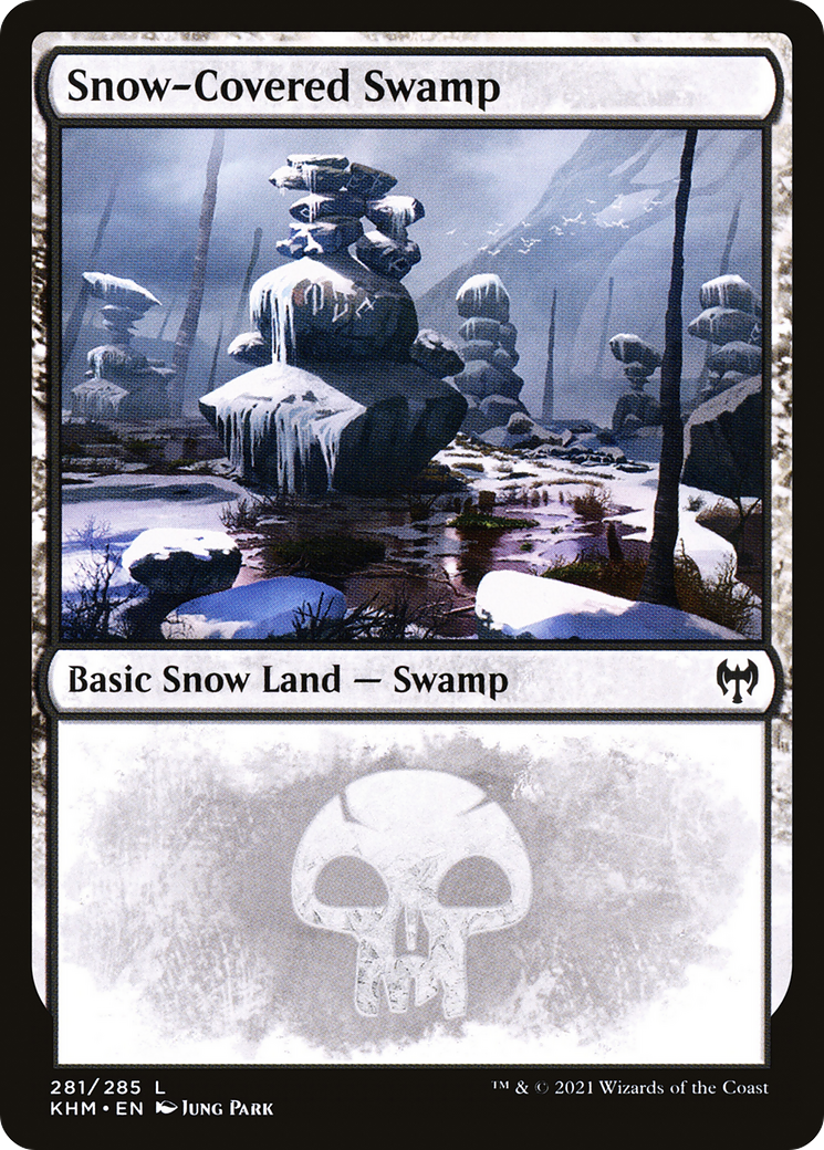 Snow-Covered Swamp (KHM-281) (Foil)