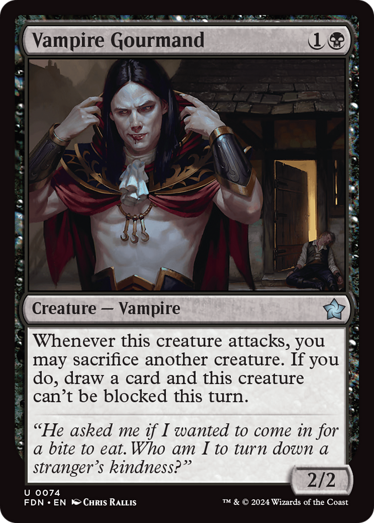 Vampire Gourmand (FDN-074) (Foil)
