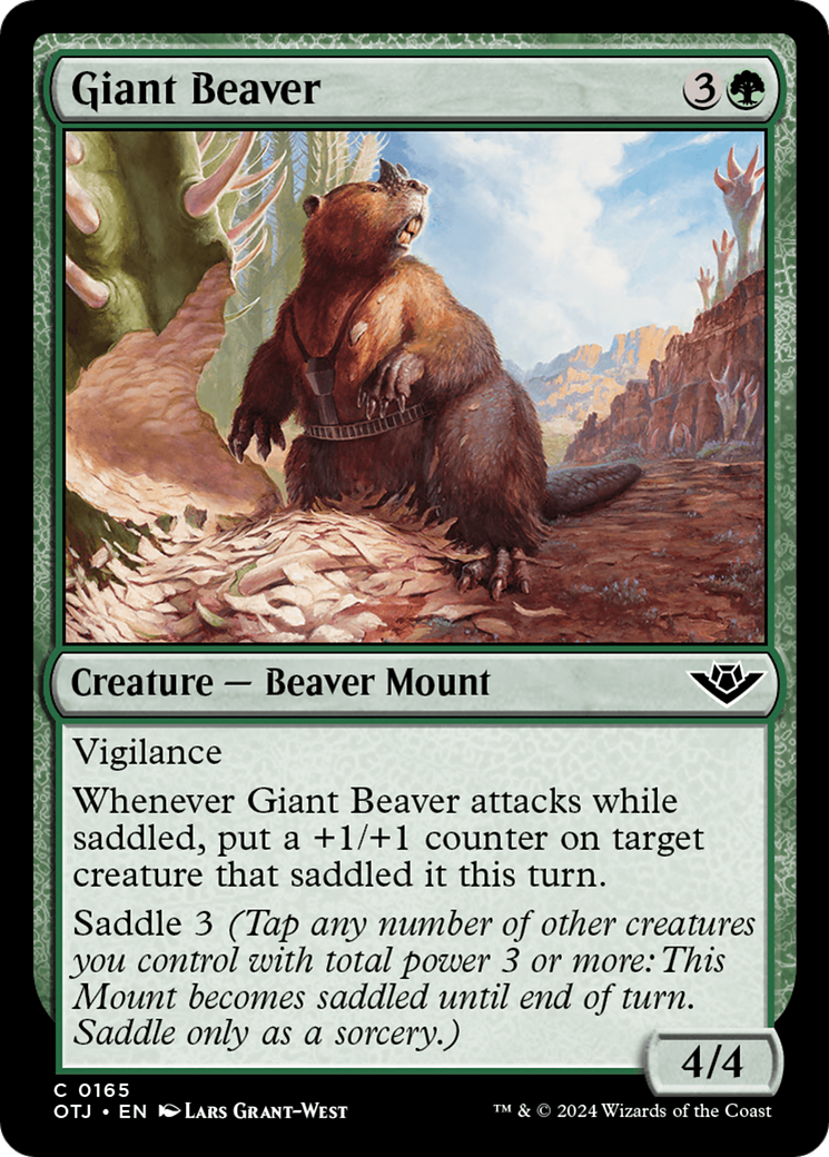 Giant Beaver (OTJ-165) (Foil)