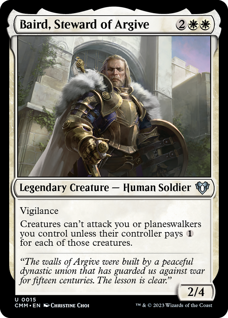 Baird, Steward of Argive (CMM-015) (Foil)