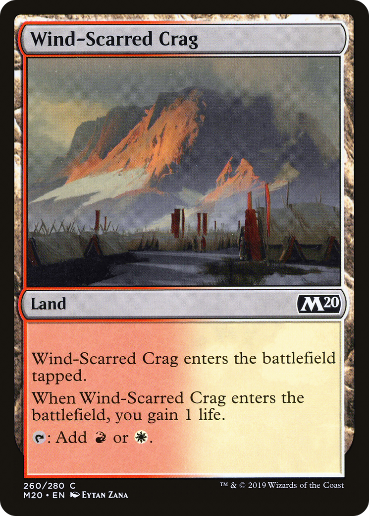 Wind-Scarred Crag (M20-260) (Foil)