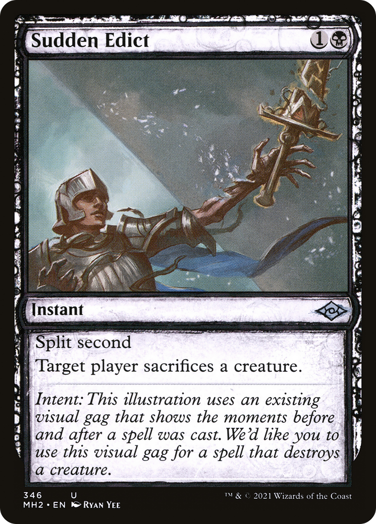 Sudden Edict (MH2-346) (Showcase) (Foil)