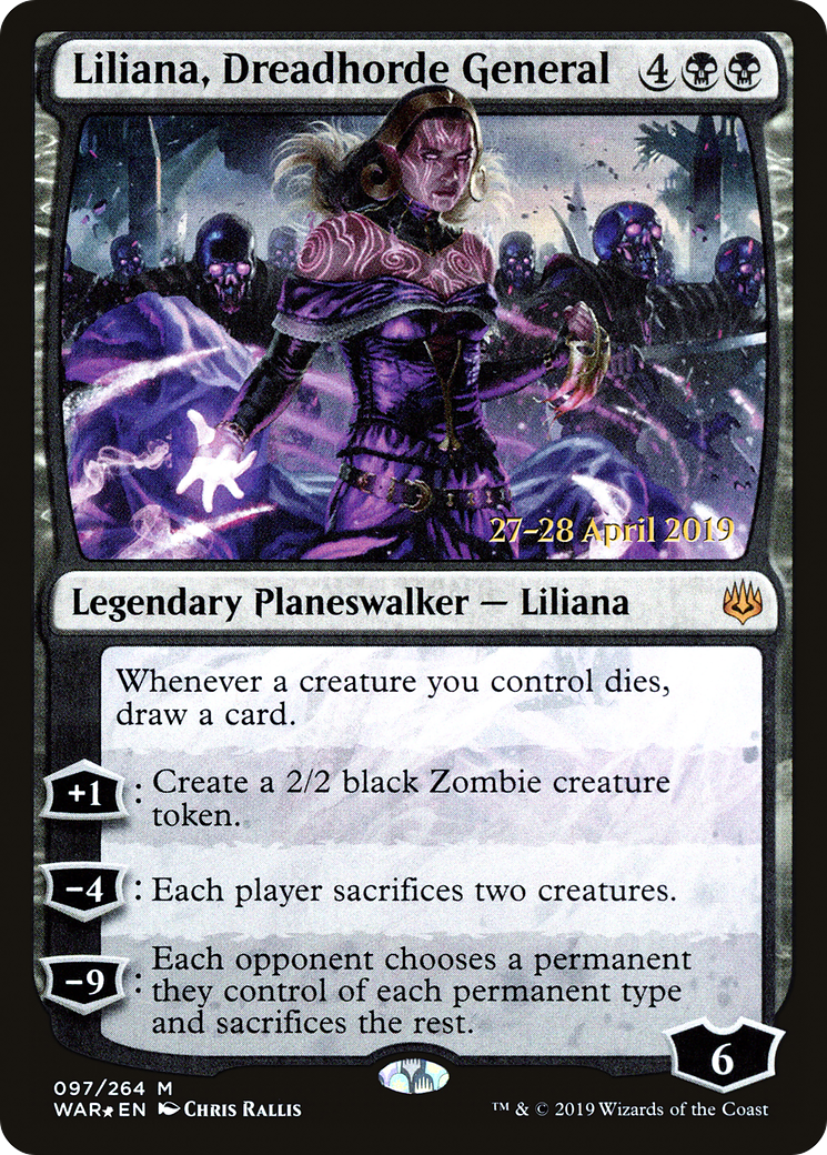 Liliana, Dreadhorde General (PRE-97S) (Foil)