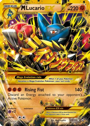 M Lucario EX (Secret) (FFI-113) (Holofoil)