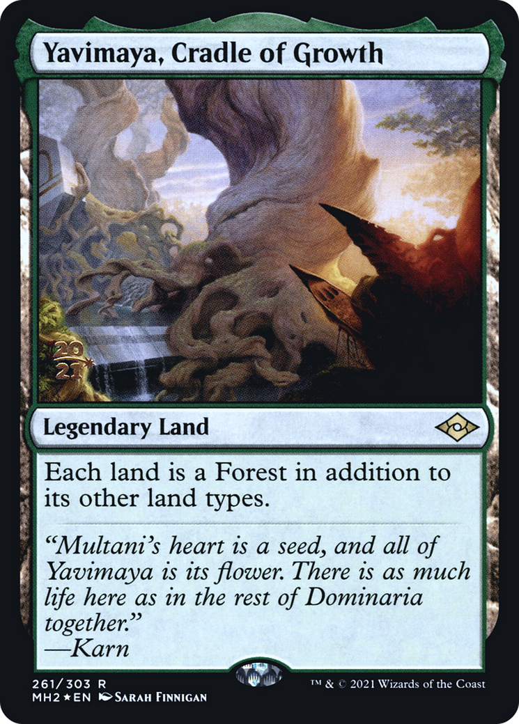 Yavimaya, Cradle of Growth (PRE-261S) (Foil)