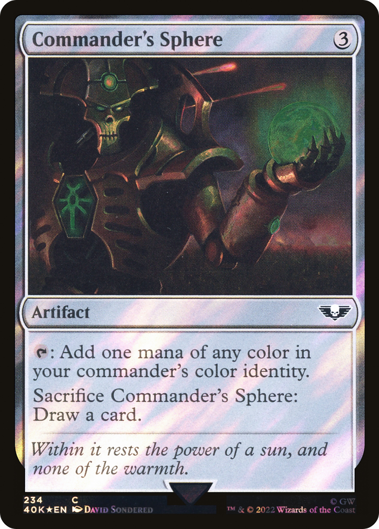 Commander's Sphere (40K-234★) (Surge Foil)
