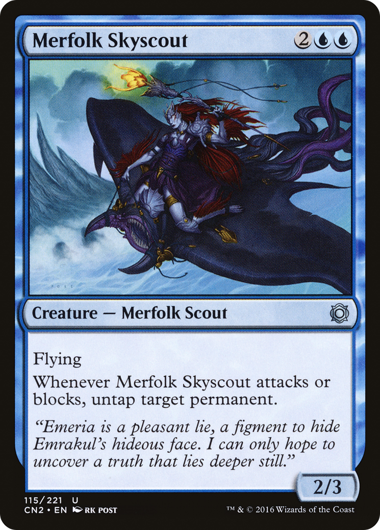 Merfolk Skyscout (CN2-115) (Foil)