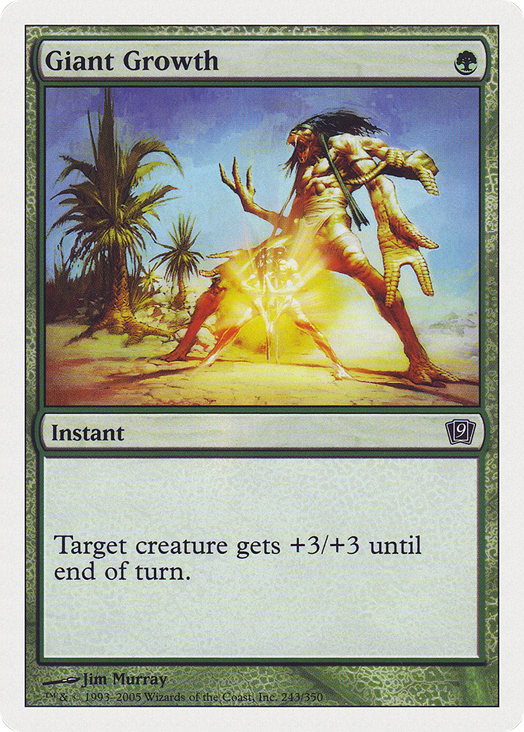 Giant Growth (9ED-243★) (Foil)
