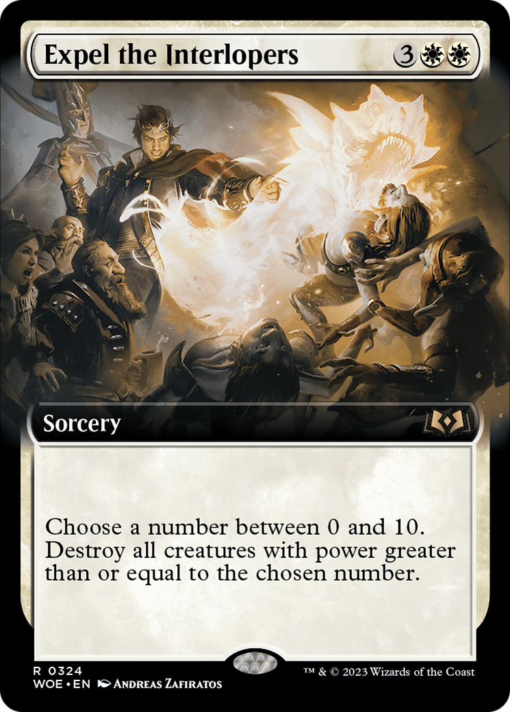 Expel the Interlopers (WOE-324) (Extended Art) (Foil)