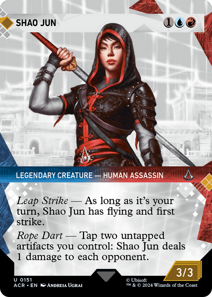 Shao Jun (ACR-151) (Showcase) (Borderless) (Foil)