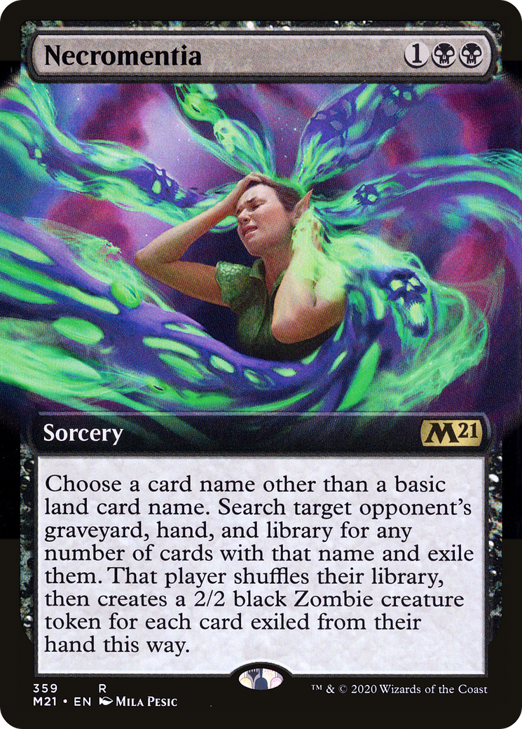 Necromentia (M21-359) (Extended Art) (Foil)