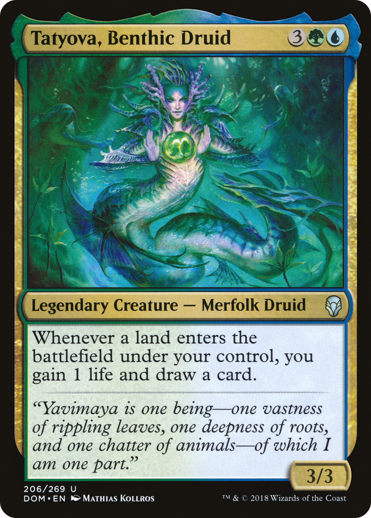 Tatyova, Benthic Druid (DOM-206) (Foil)