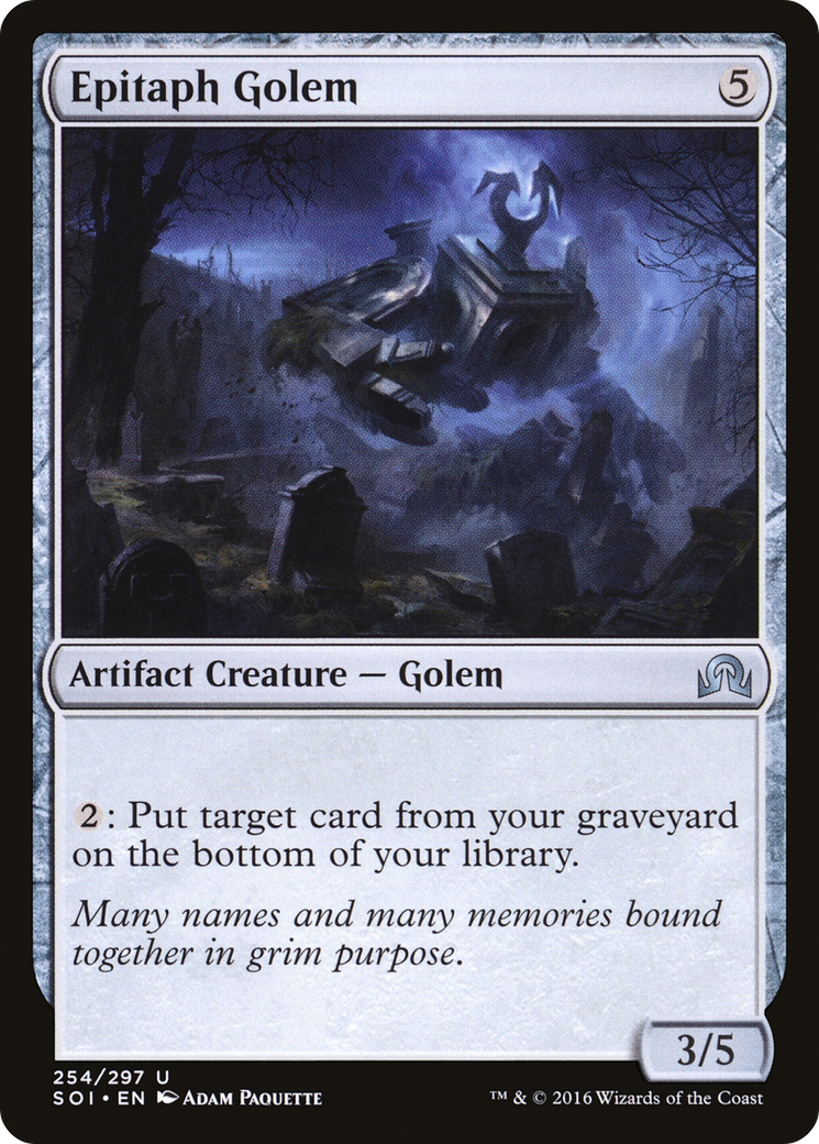 Epitaph Golem (SOI-254)
