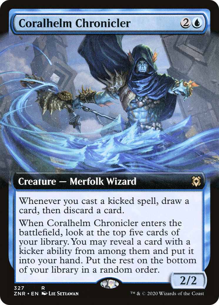 Coralhelm Chronicler (ZNR-327) (Extended Art)