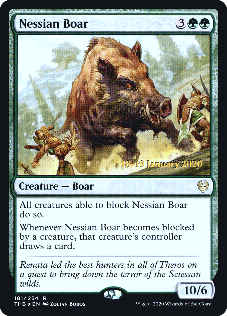Nessian Boar (PRE-181S) (Foil)
