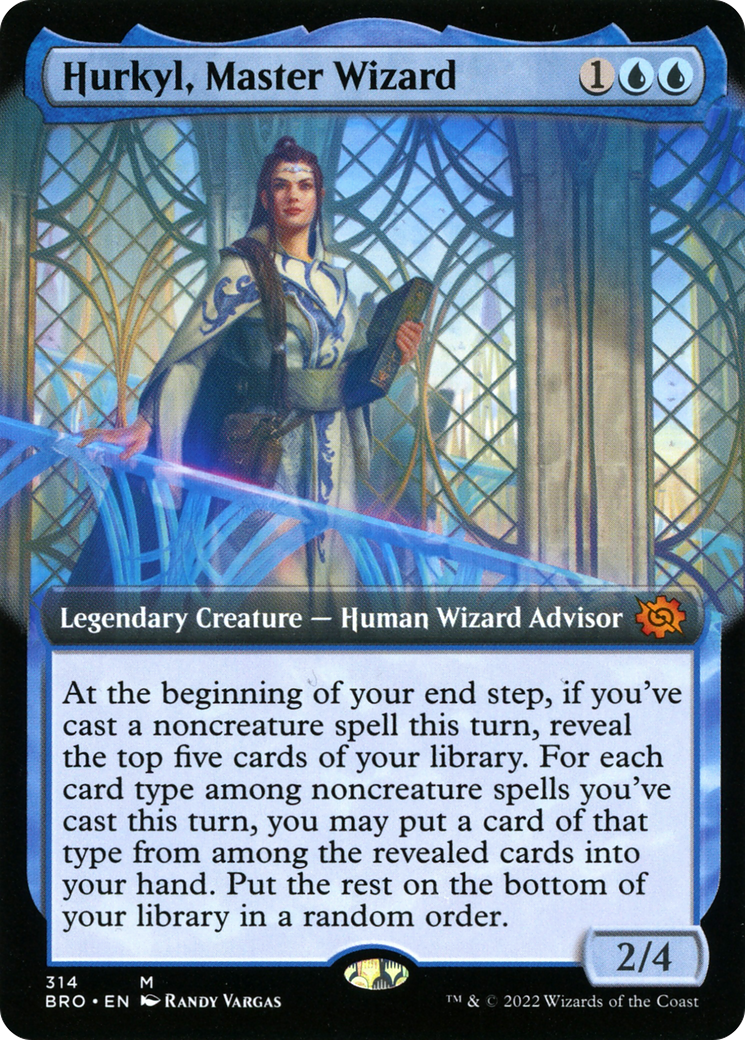 Hurkyl, Master Wizard (BRO-314) (Extended Art)