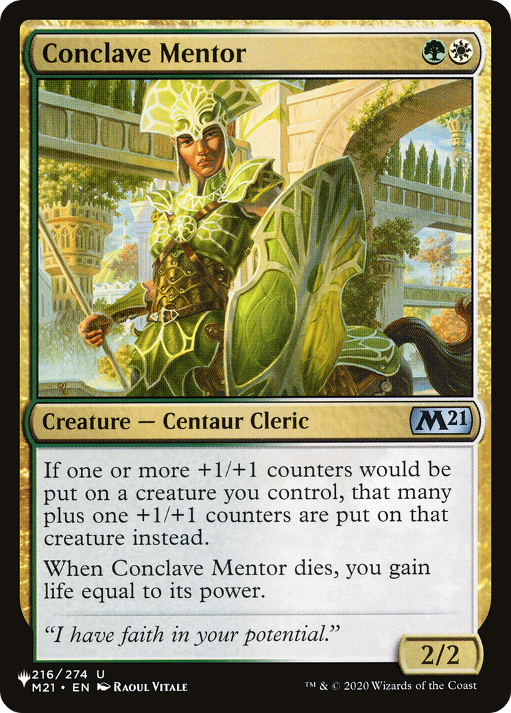 Conclave Mentor (LIST-M21-216)