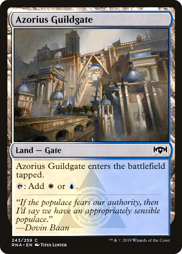 Azorius Guildgate (RNA-243) (Foil)