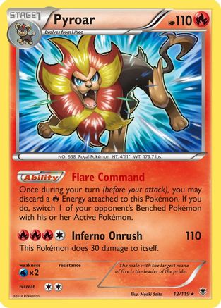 Pyroar (PHF-012) (Reverse Holofoil)