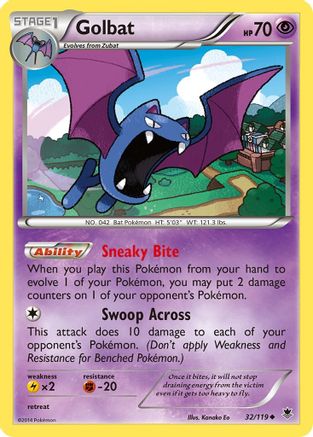 Golbat (PHF-032) (Reverse Holofoil)