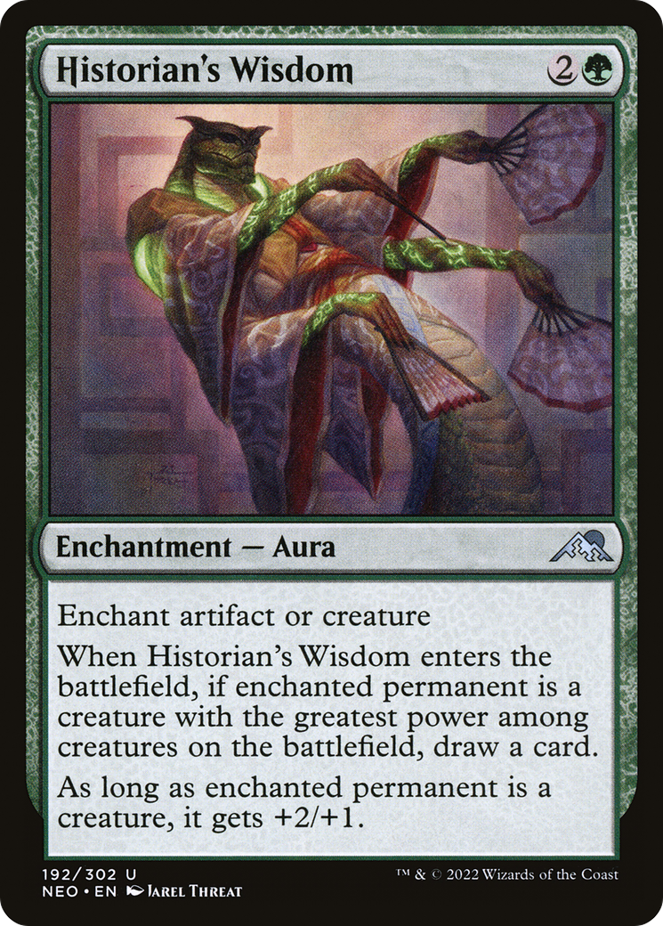 Historian's Wisdom (NEO-192) (Foil)