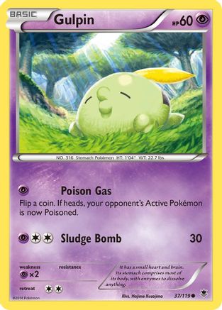 Gulpin (PHF-037) (Reverse Holofoil)